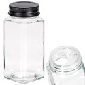 Pojemnik na przyprawy szklany 120 ml 24 szt. + 90 naklejek