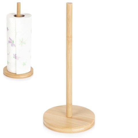 Stojak na ręcznik papierowy bambusowy 29,5 cm