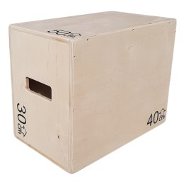 Skrzynia Plyometryczna Drewniana Do Crossfitu MASTER Plyo Box 3w1