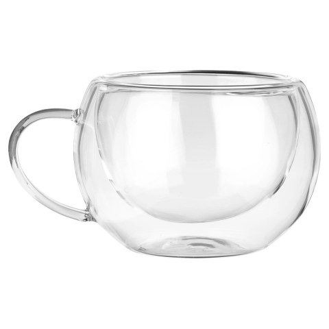 Szklanki termiczne z podwójną ścianką do kawy i herbaty 280 ml 2 szt.