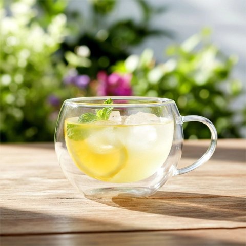 Szklanki termiczne z podwójną ścianką do kawy i herbaty 280 ml 2 szt.