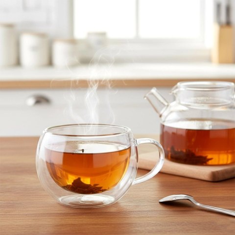 Szklanki termiczne z podwójną ścianką do kawy i herbaty 280 ml 2 szt.