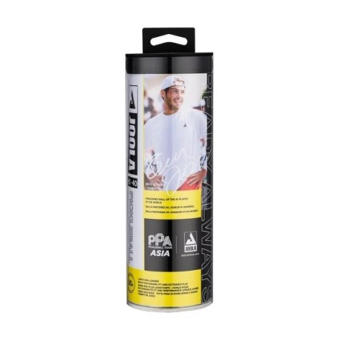 Piłki Do Pickleballa JOOLA HC 40 3 Sztuki Outdoor Żółte