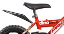 Rowerek Dziecięcy 12 Cali Czerwony Kółka Boczne Wolnobieg Dino Bikes