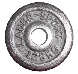 Talerz Ciężar Ciężarek Obciążenie Chromowane Solidne KUBISPORT 1,25kg -30mm