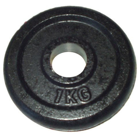 Ciężar Obciążenie Żeliwne Talerz do Gryfu Hantli KUBISPORT 1kg - 25mm
