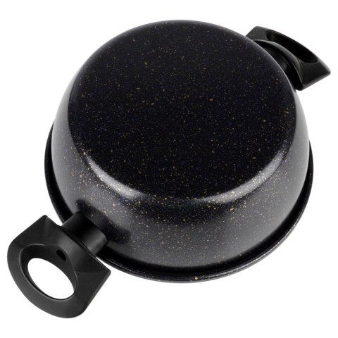 Garnek Granitowy Non-Stick do Gotowania Duszenia Czarny 1,2 L VILDE