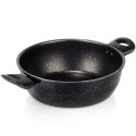 Garnek Granitowy Non-Stick do Gotowania Duszenia Czarny 2,7 L VILDE