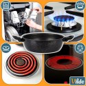 Garnek Granitowy Non-Stick do Gotowania Duszenia Czarny 2,7 L VILDE