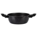 Garnek Granitowy Non-Stick do Gotowania Duszenia Czarny 2 L VILDE