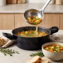 Garnek Granitowy Non-Stick do Gotowania Duszenia Czarny 2 L VILDE