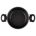 Garnek Granitowy Non-Stick do Gotowania Duszenia Czarny 2 L VILDE
