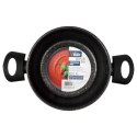 Garnek Granitowy Non-Stick do Gotowania Duszenia Czarny 2 L VILDE