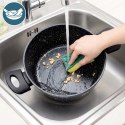 Garnek Granitowy z Pokrywką Indukcja Czarny 3,6 L 24 cm VILDE