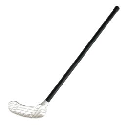Kij do Unihokeja Floorballa Lewy Biały Solidny KUBISPORT Master 95 cm