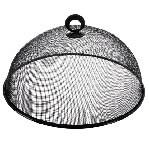 Klosz Osłona do Przykrywania Żywności Siatka Metalowa Czarna 30 cm ORION