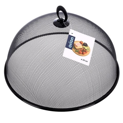 Klosz Osłona do Przykrywania Żywności Siatka Metalowa Czarna 30 cm ORION