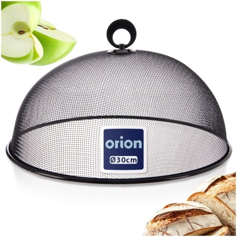 Klosz Osłona do Przykrywania Żywności Siatka Metalowa Czarna 30 cm ORION