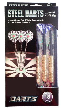 Lotki Rzutki do Darta Elektronicznego Soft Dart Miękkie KUBISPORT 18g