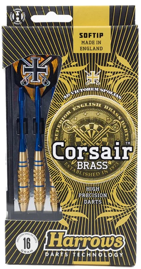 Lotki Rzutki do Darta Elektronicznego Solidne HARROWS SOFT CORSAIR 16g