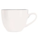 Mała Filiżanka do Kawy Espresso Porcelanowa Biała z Obwódką 100 ml
