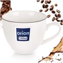 Mała Filiżanka do Kawy Espresso Porcelanowa Biała z Obwódką 100 ml