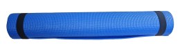 Mata Gimnastyczna do Ćwiczeń Jogi Pilatesu Niebieska KUBISPORT 173x61x0,4cm