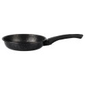 Patelnia Granitowa Non-Stick do Smażenia Duszenia Czarna 16 cm VILDE