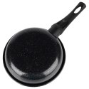 Patelnia Granitowa Non-Stick do Smażenia Duszenia Czarna 16 cm VILDE