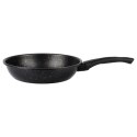 Patelnia Granitowa Non-Stick do Smażenia Duszenia Czarna 20 cm VILDE