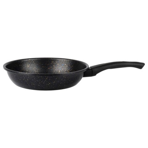 Patelnia Granitowa Non-Stick do Smażenia Duszenia Czarna 20 cm VILDE