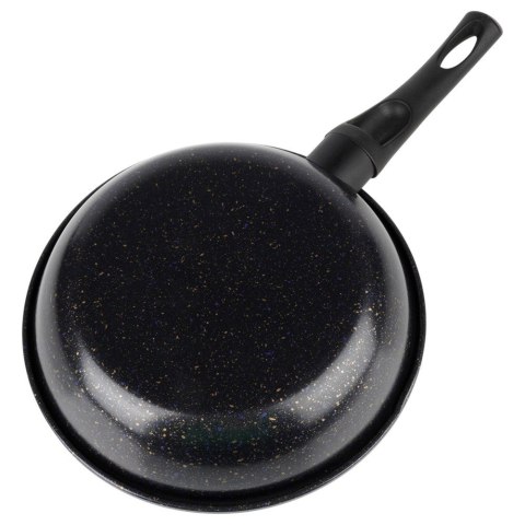 Patelnia Granitowa Non-Stick do Smażenia Duszenia Czarna 20 cm VILDE