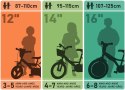 Rowerek Dziecięcy 16 Cali Żółty Kółka Boczne Wolnobieg Dino Bikes