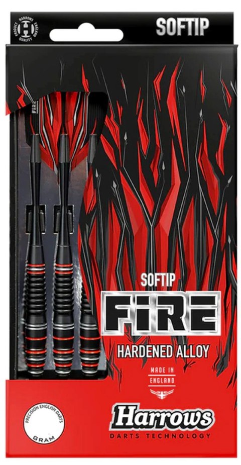Rzutki Lotki Soft Dart Elektroniczny HARROWS FIRE HIGH GRADE ALLOY 16g