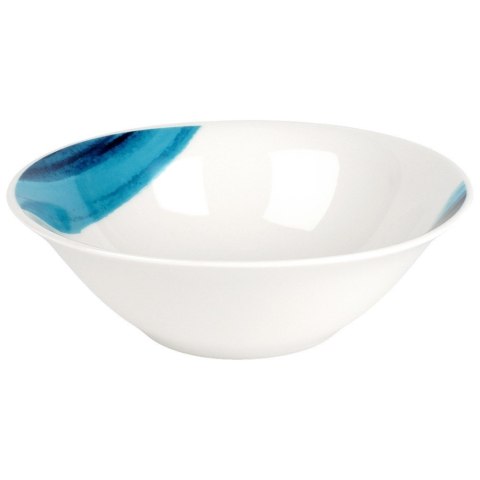 Serwis Obiadowy Zestaw Talerzy Kubki Porcelana dla 4 Osób Niebieski
