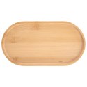 Talerz Drewniany Owalny do Serwowania Bambusowy 28 x 15 cm ORION