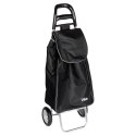 Torba Wózek na Zakupy na Kółkach Składany Czarny 30 L 20 kg VILDE