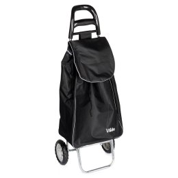 Torba Wózek na Zakupy na Kółkach Składany Czarny 30 L 20 kg VILDE