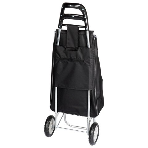Torba Wózek na Zakupy na Kółkach Składany Czarny 30 L 20 kg VILDE