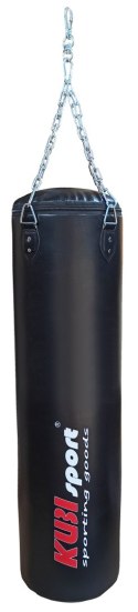 Worek Bokserski Treningowy do Boksowania Boksu Czarny KUBISPORT 150 cm