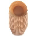 Foremki Silikonowe do Muffinek Babeczek Beżowe 12 szt. 5,5 cm ORION