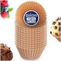 Foremki Silikonowe do Muffinek Babeczek Beżowe 12 szt. 5,5 cm ORION