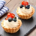 Forma Silikonowa do Muffinek Ciastek Kwiatki 6 szt. Brązowa 30 x 17,5 cm