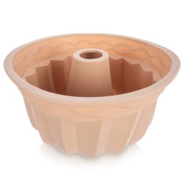 Forma Silikonowa do Pieczenia Babki z Kominem Beżowa 23,5 x 11 cm ORION