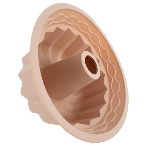 Forma Silikonowa do Pieczenia Babki z Kominem Beżowa 23,5 x 11 cm ORION