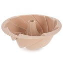 Forma Silikonowa do Pieczenia Babki z Kominem Beżowa 23,5 x 9 cm ORION