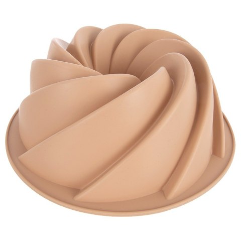 Forma Silikonowa do Pieczenia Babki z Kominem Beżowa 23,5 x 9 cm ORION
