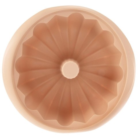 Forma Silikonowa do Pieczenia Babki z Kominem Beżowa 26 x 9,5 cm ORION
