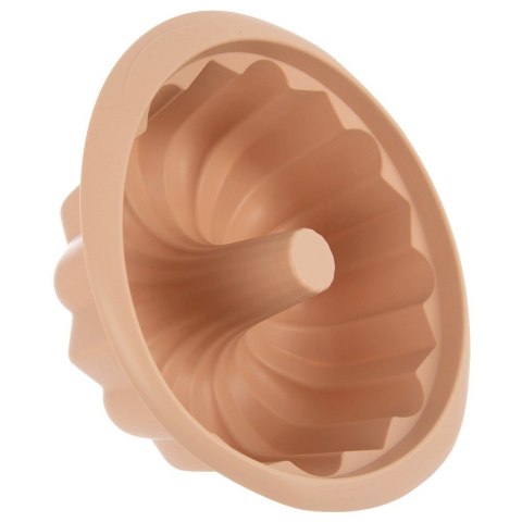 Forma Silikonowa do Pieczenia Babki z Kominem Beżowa 26 x 9,5 cm ORION