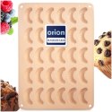 Forma Silikonowa do Pieczenia Ciastek Pralin Rogaliki 30 szt. Beżowa ORION